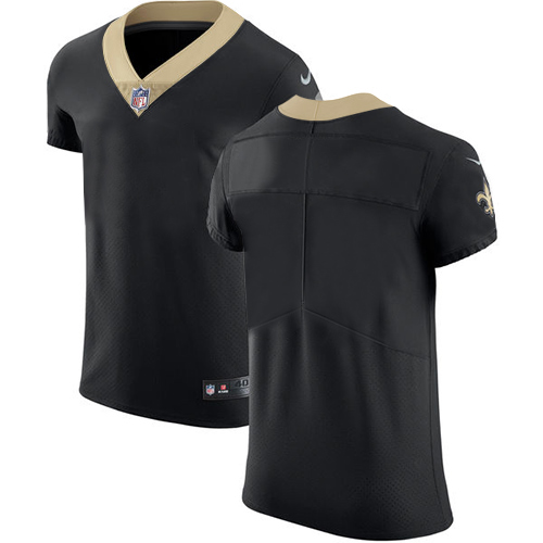 Nike Saints Blank Black Team Color Men's Stitched NFL Vapor Untouchable Elite Jersey - Click Image to Close